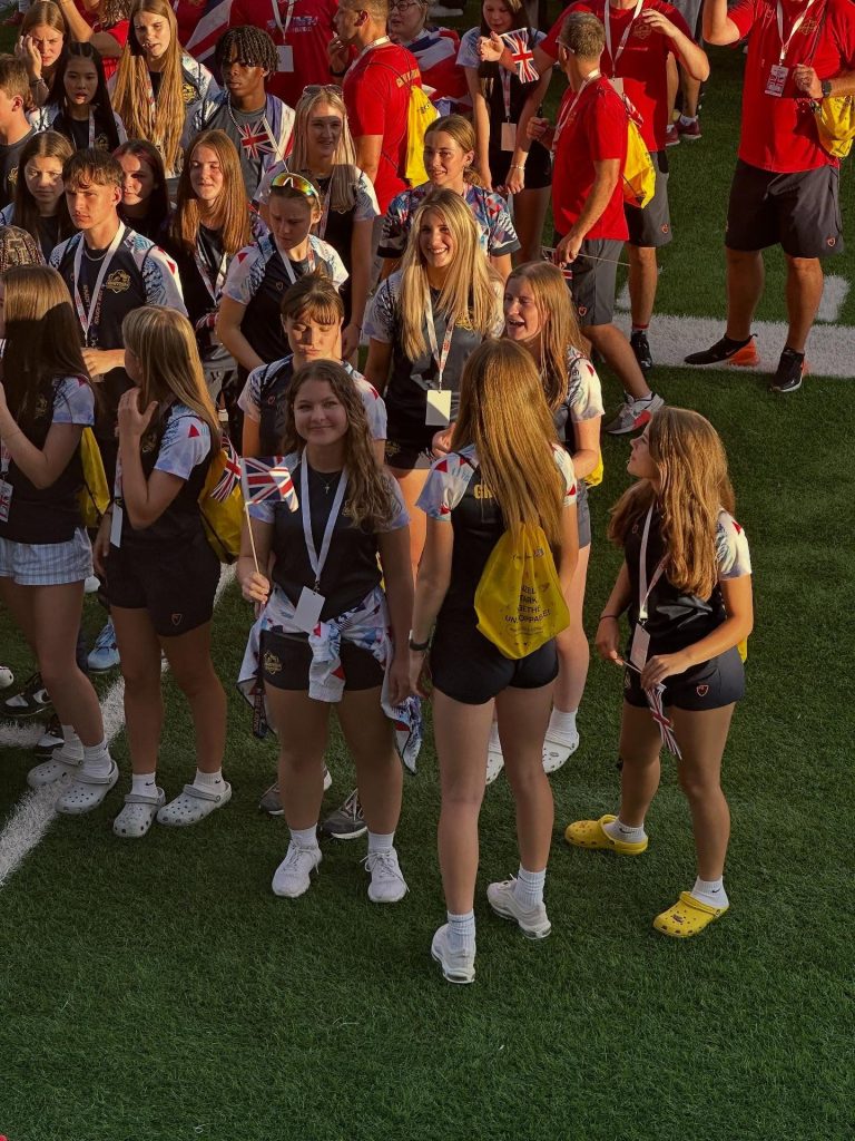 Fife All Stars players representing Team GB, in a Team GB group picture taken on the pitch. Fife All Stars players representing Team GB, in a Team GB group picture taken on the pitch.